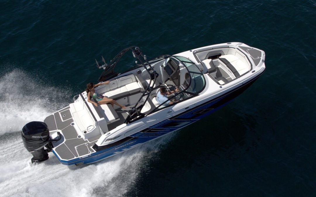 2018 MONTEREY M6 350 HP DECK BOAT,LOADED!!