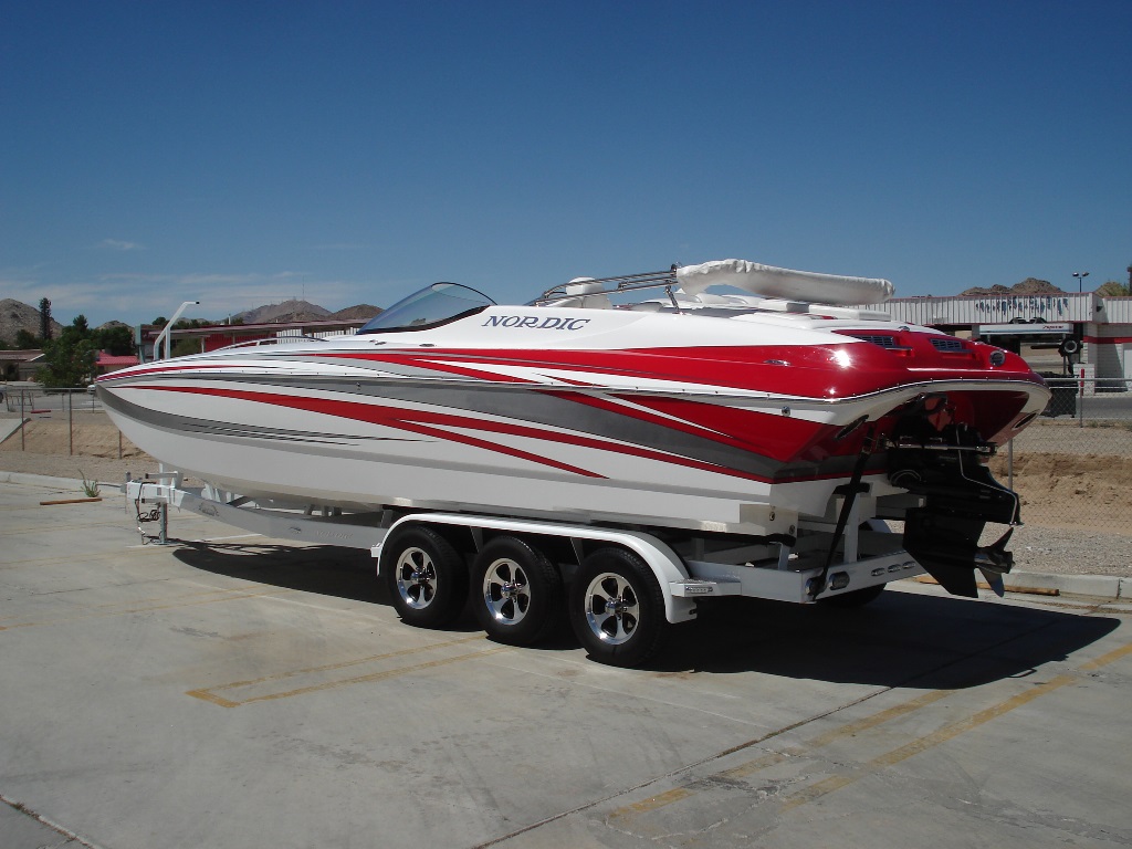 2013 Nordic Thor 27 Cat/Tunnel Walk Through Open Bow w/ Merc Racing 600 SCI! Showroom