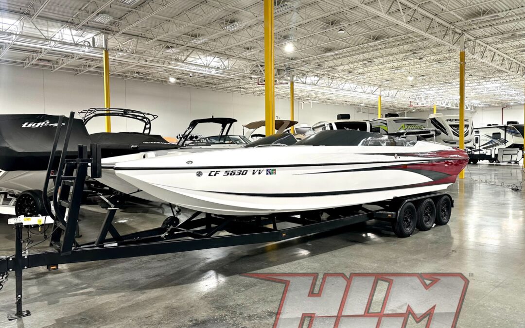 2023 Shockwave 28 Deck *Mercury 600 SCI * XR Drive/Imco Steering —41 Original Hour—