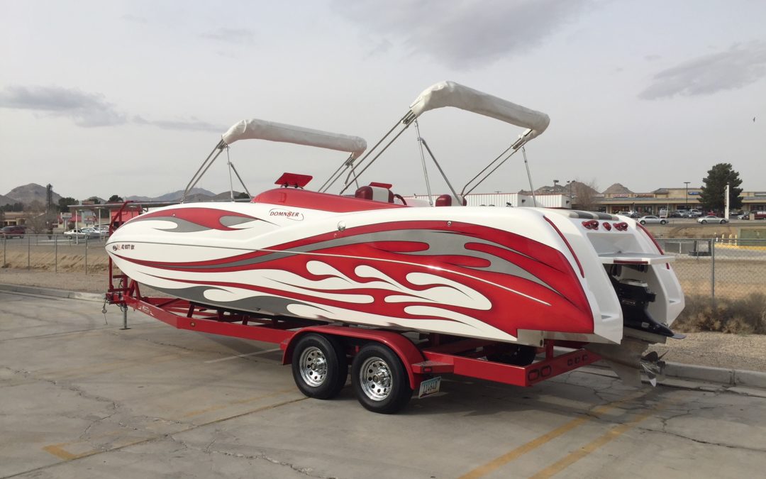 2016 Domn8er Deck Boat **40 Hours** 600 HP with SCX Drive..SOLD