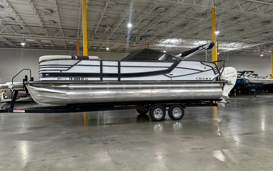 ******SOLD*****2021 Crest Continental 250 Tritoon *Loaded and Must See this deal! Mercury 400 Verado