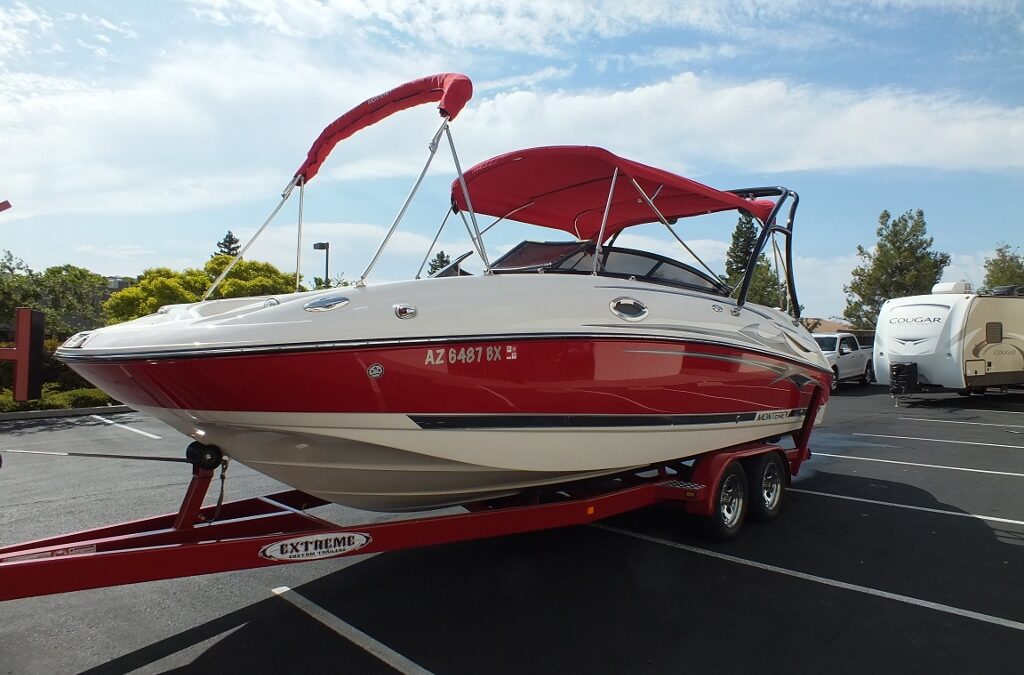 2008 Monterey 263 Deck with 8.1L duo prop ,SOLD!