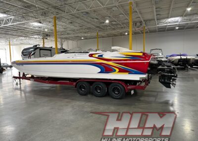 SOLD!!  2007 Eliminator Daytona 30′ ICC Open Bow Cat *Twin 496 Ho’s* Mint Condition