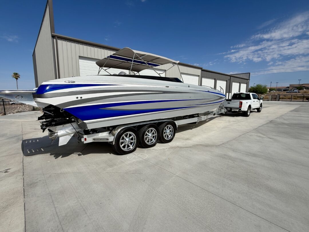 2020 Nordic 34 Deck -Twin Mercury Racing 600 SCI’s 180 hrs. Fully Capped and Only One on Market Anywhere!