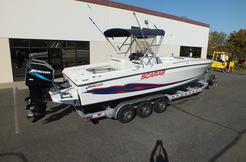 2000 30′ Wellcraft Scarab Sport Center Console, Twin Mercury 250’s !SOLD
