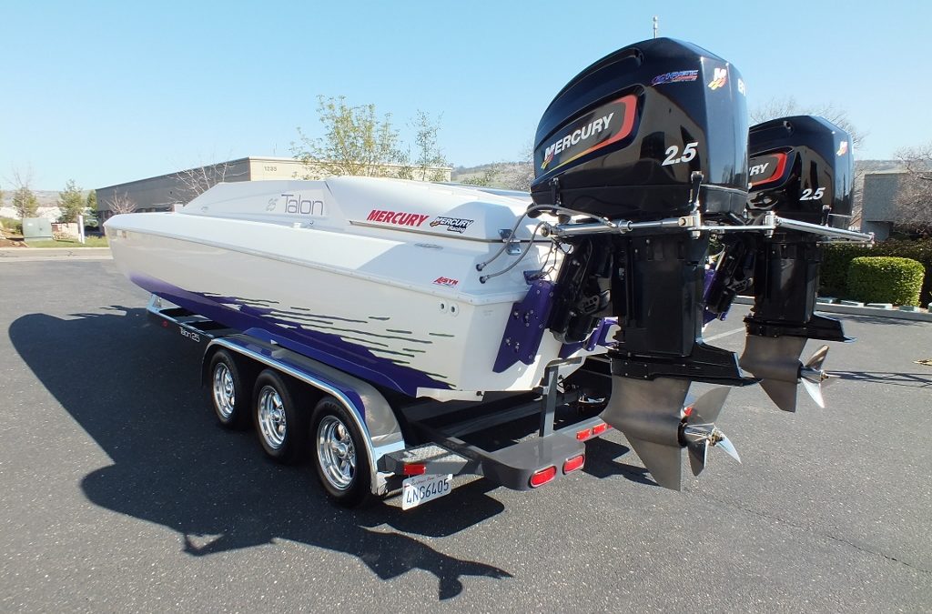 1996 TALON 25 Tunnel cat with Twin 260′ Mercs,SOLD!